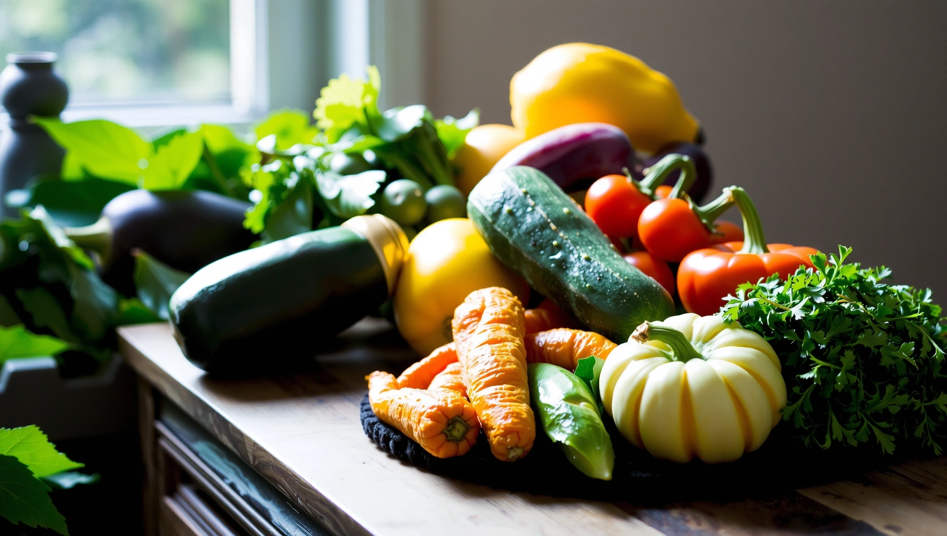 Aranjamente culinare artistice cu ingrediente proaspete